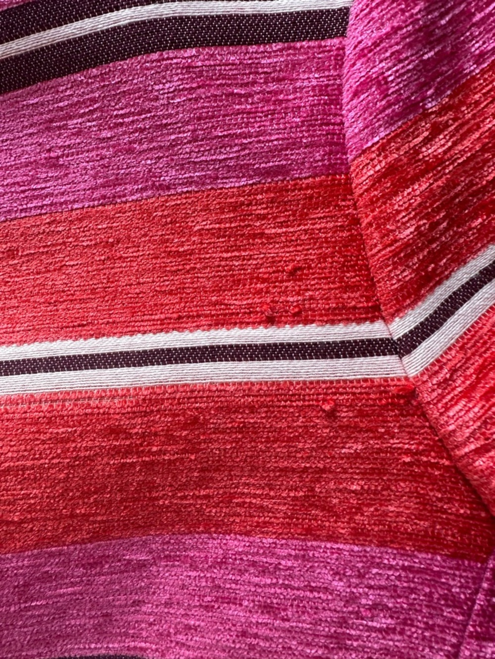 Banana Republic Pink Red Striped Blazer XS Tailored Statement Coat - Picture 3 of 7